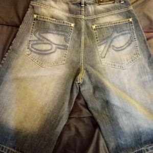 Men's South pole jean shorts never worn